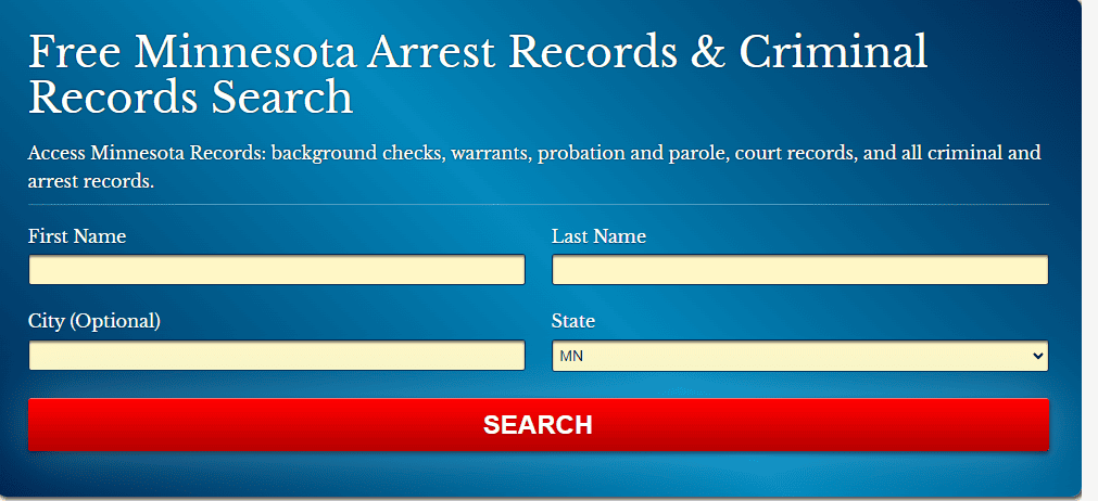 ARREST.ORG MN - SEARCH MINNESOTA ARREST RECORDS